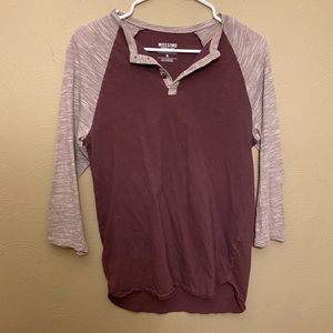 Mossimo Supply Co. 3/4 Sleeve Ragland Tee